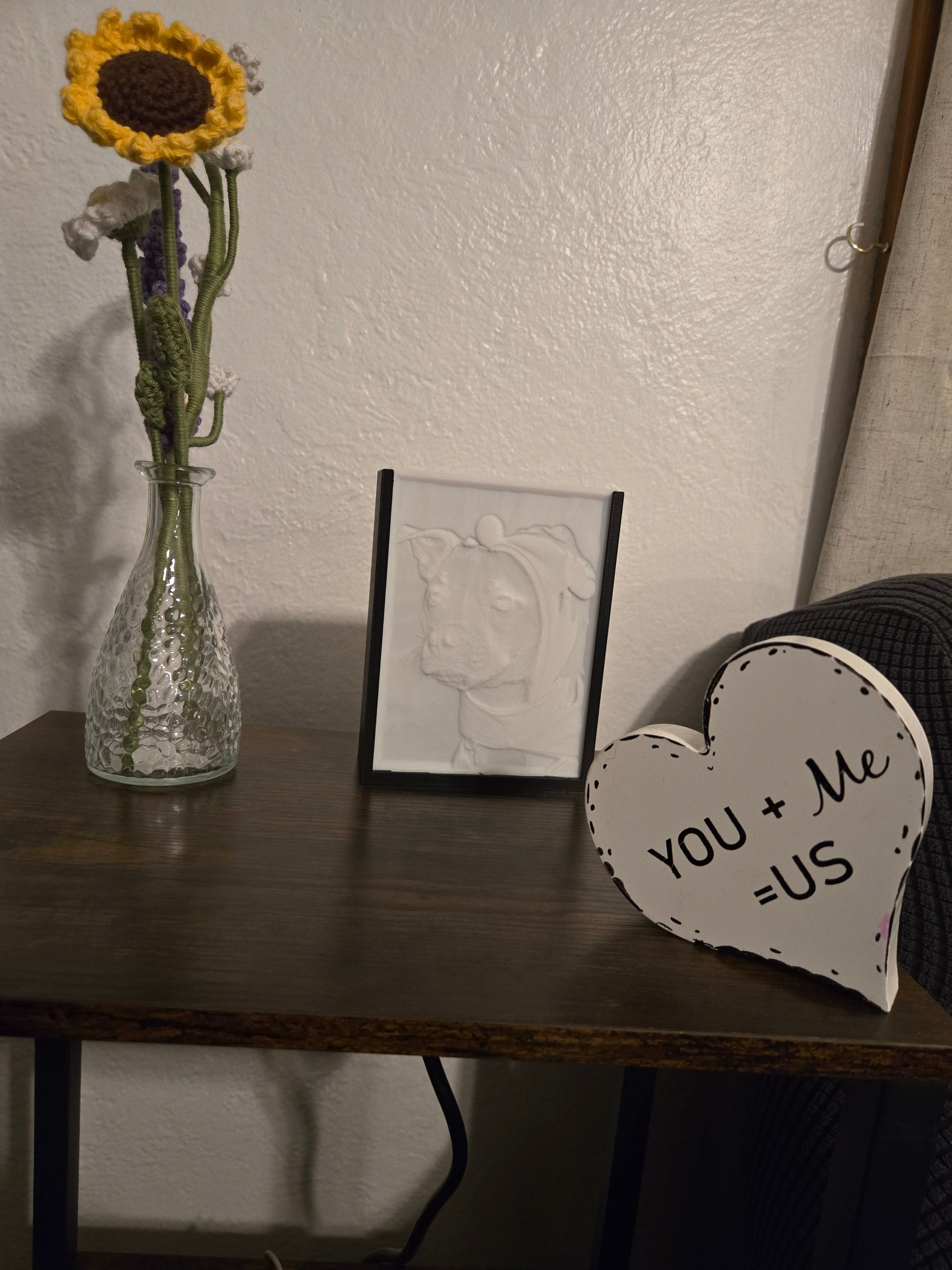 Custom Rectangular Memory Lamp – Portrait (4:3)