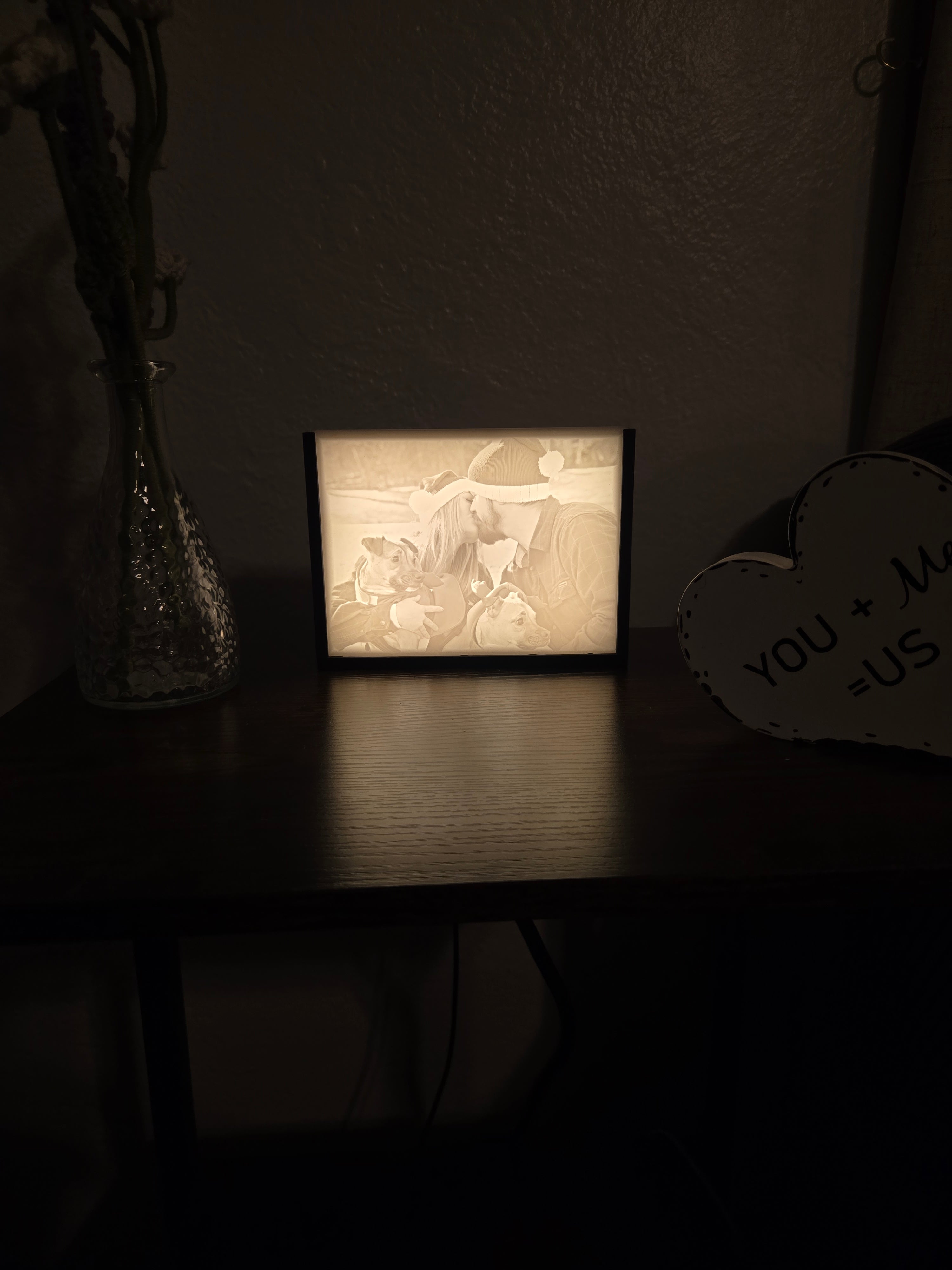 Custom Rectangular Memory Lamp – Landscape (3:4)