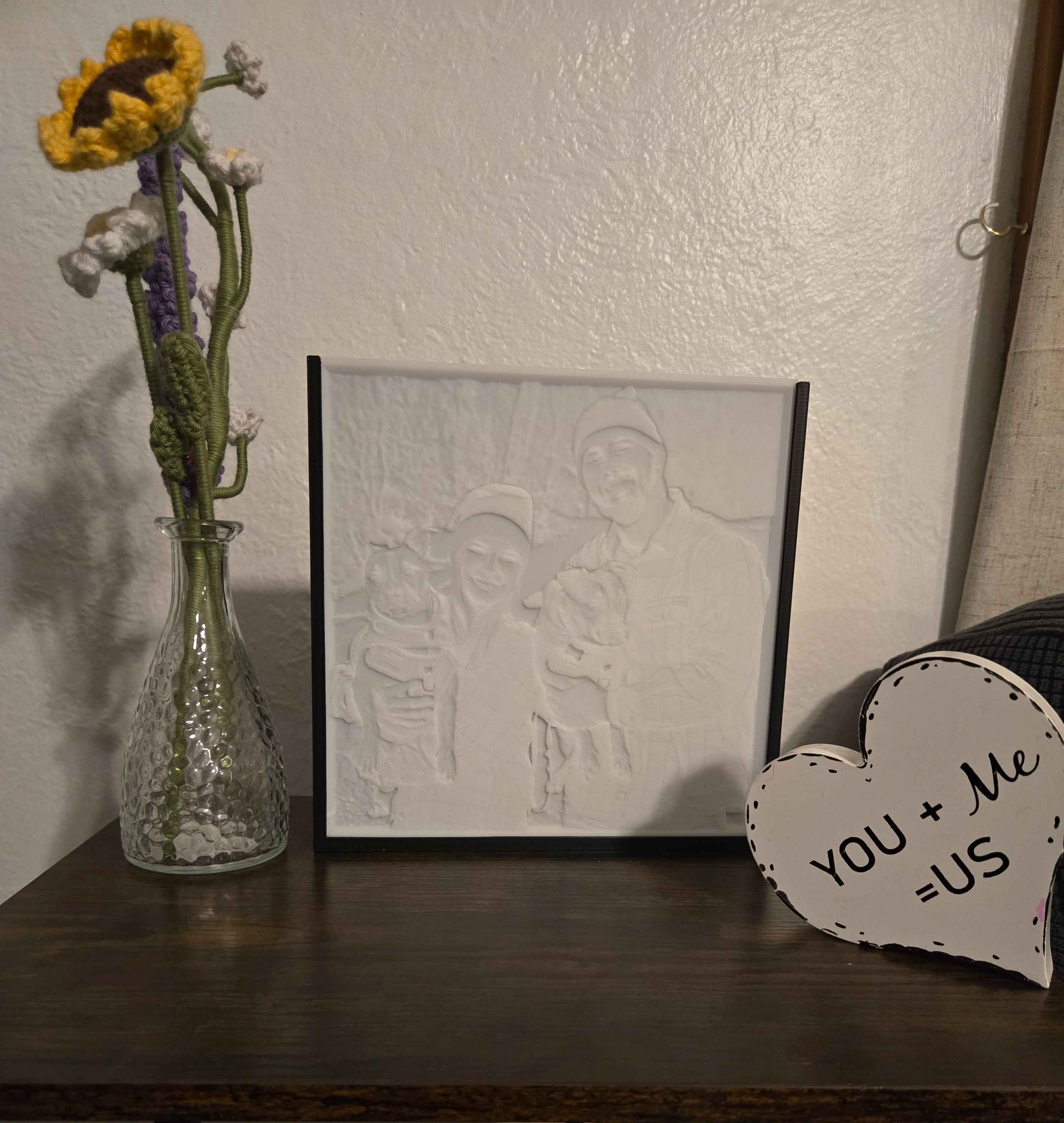 Custom Rectangular Memory Lamp – Square (1:1)