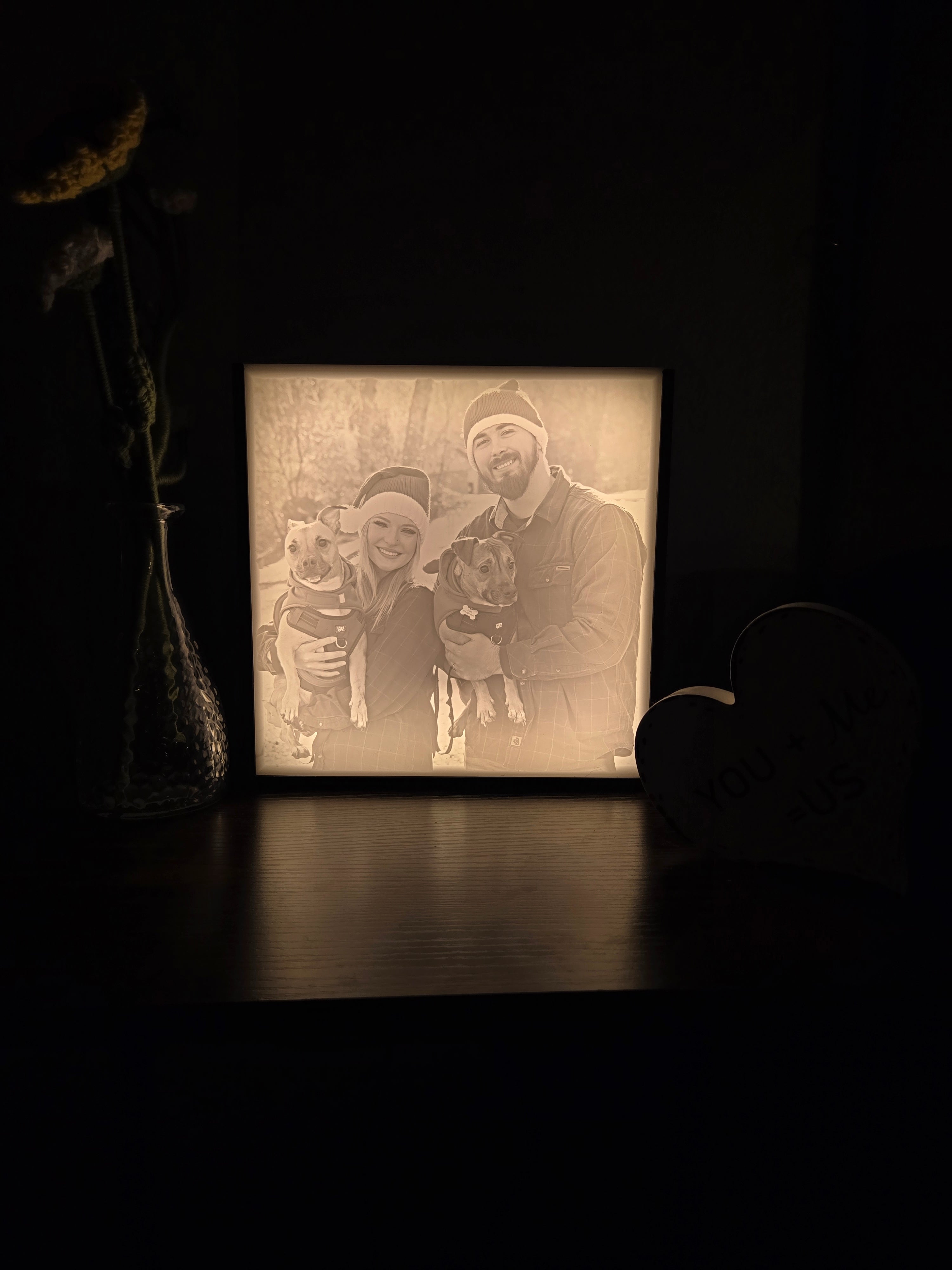 Custom Square Memory Lamp