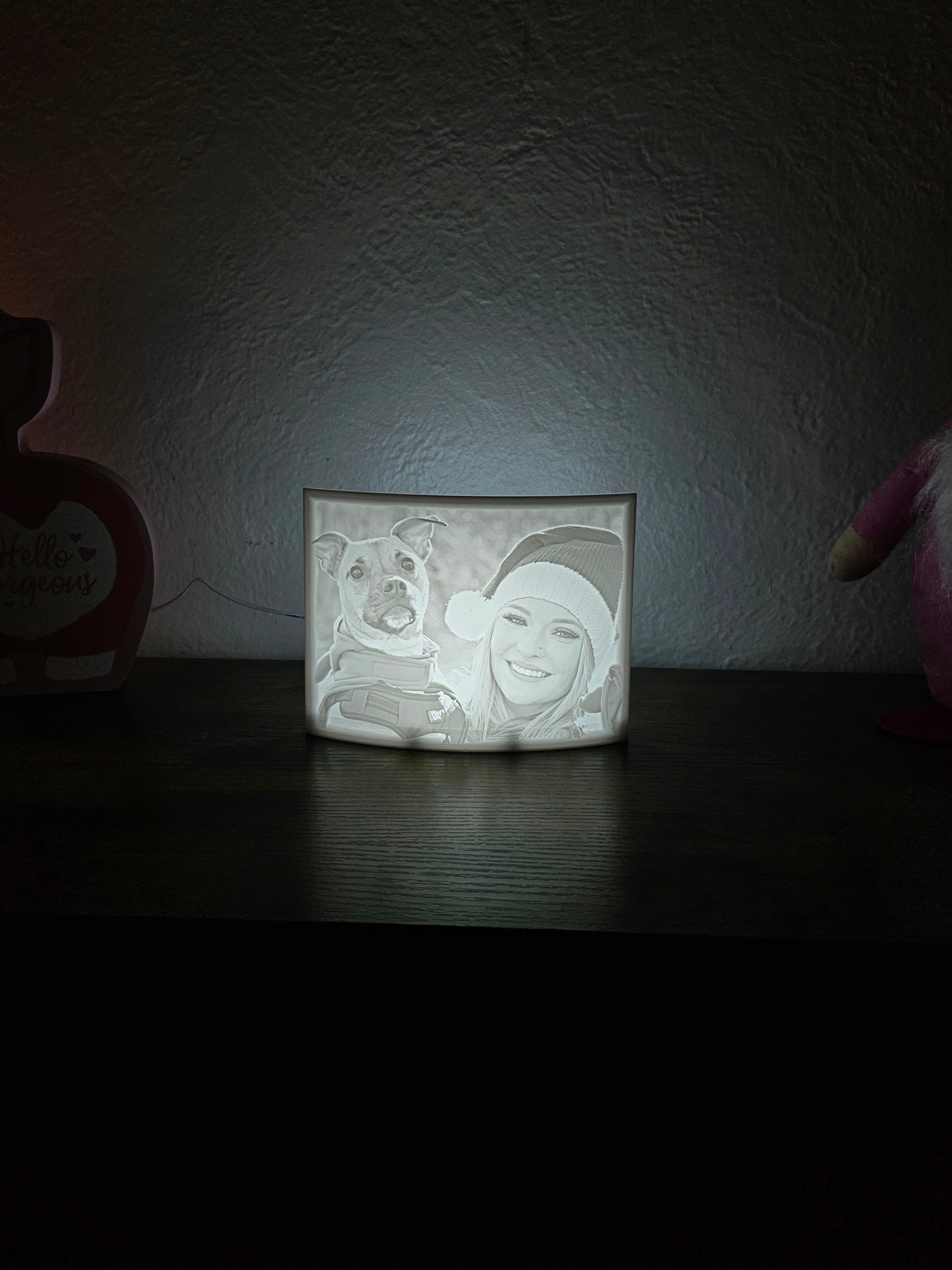 Cold White Arc Memory Lamp