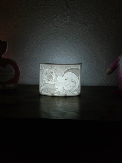 Cold White Arc Memory Lamp